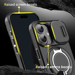 Armure Magnétique 360 Degrés Rotation Caché Support Mobile Téléphone Cas pour iPhone 15 16 <span class=keywords><strong>Pro</strong></span> Max - Product Image 4