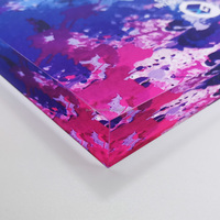 Bloc de Photo en acrylique personnalisé, bloc de LOGO en acrylique pleine couleur, conception de bloc de LOGO personnalisé, affichage de comptoir