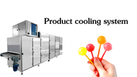 SINOFUDE Hot Sale Volledig Automatische Fruitlollipopmachine Lollipopmachine Lollipopproductielijn