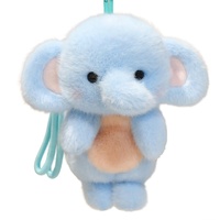 Q-cute Peluche parfumée en forme d'éléphant, pingouin, lapin, chat, jouet pendentif, décoration de sac, cadeau
