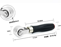 Rodillo de Presión para Mantenimiento de Automóviles, Mango Ergonómico de Plástico, Herramienta para Reparación de Neumáticos sin Cámara, Rodillo Amortiguador de Sonido