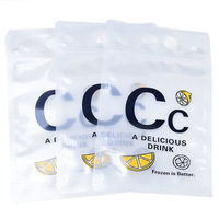 Sacs pour boisson jus élégants, portables, avec paille, mise à niveau, conteneur de boissons debout, pochettes en plastique refermables à fermeture éclair, unités