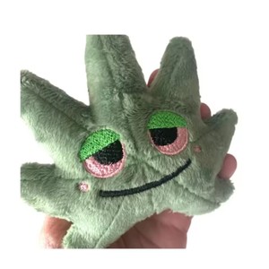 Peluche a Forma di Foglia di Marijuana, Divertente Pianta Imbottita per Scherzi, Regali, Decorazioni per Feste, Relax e Riduzione dello Stress - Product Image 2