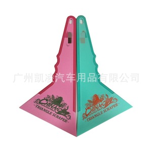 Raclette triangulaire Yi Kailing pour film PVC automobile – Jaune, Rose Rouge, Vert Émeraude – Accessoires auto - Product Image 5