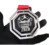 Médailles de Taekwondo, médailles de badminton personnalisées, sublimation 2D 3D, médailles de course à pied, marathon, médailles de football avec ruban