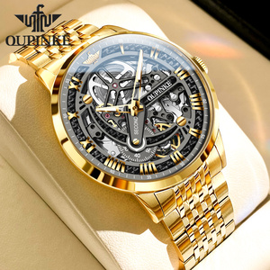 Oupinke 3173 Personnalisé De Luxe Montre Logo Oem Conception Offre Spéciale <span class=keywords><strong>WatchMen</strong></span> Squelette De Mode Poignet Automatique Montre Mécanique pour les hommes - Product Image 6