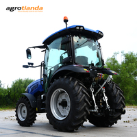 Tracteur agricole multifonctionnel de 75 CV avec cabine climatisée