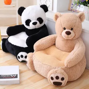 Kids Pluche Dier Vormige Kussen Seat Leuke Cartoon Gevulde Soft Toy Pluche Teddybeer Panda Eenhoorn Eend Baby Dier Sofa stoel