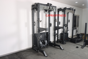 Sistema de <span class=keywords><strong>poleas</strong></span> apiladas de doble peso Rizhao <span class=keywords><strong>con</strong></span> estante eléctrico Tornado Arms diseñado para gimnasios profesionales. - Product Image 4