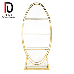 Wine Backbar Commercial Use Gold Stainless Steel bar <b>Shelf</b> for Party - Product Image 2