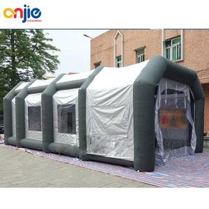 Station de travail automobile portable à vendre Cabina De Pintura Inflable Housse de voiture Tente de peinture mobile <span class=keywords><strong>Cabine</strong></span> de peinture gonflable - Product Image 1
