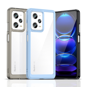 Funda de teléfono transparente colorida para <span class=keywords><strong>Redmi</strong></span> <span class=keywords><strong>Note</strong></span> <span class=keywords><strong>12</strong></span> 13 Pro + funda móvil de acrílico duro y TPU suave para <span class=keywords><strong>Redmi</strong></span> <span class=keywords><strong>Note</strong></span> <span class=keywords><strong>12</strong></span> 13 14 15 5G - Product Image 1