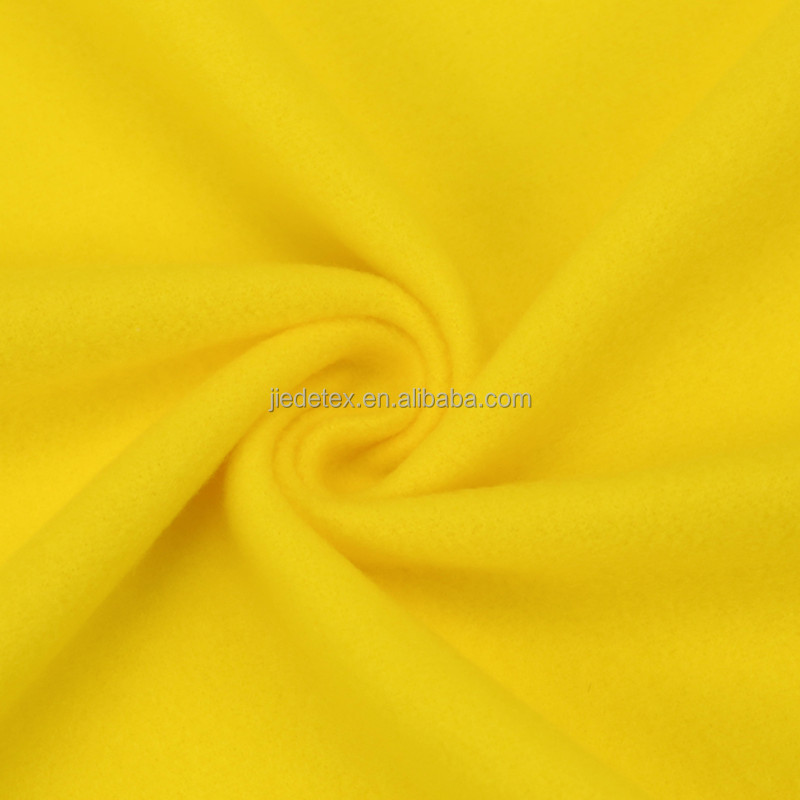 Cheap Single Sided Short Plush Material 100% Polyester Compounded Napped Fleece Fabric For Toys Dolls