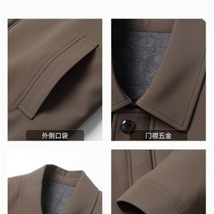 Abrigo Corto de Invierno para Hombre Parker 2025 con Forro de Visón Desmontable y Solapa Corta, Nuevo Modelo con Pelaje - Product Image 5