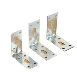 Supports d'angle en acier inoxydable en forme de L, épaisseur 1,0 mm, 1,2 mm, 1,5 mm, pour meubles et armoires, connecteurs durables - Product Image 3