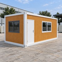 NEXVORA NVT-DCH-006 Maison conteneur détachable de 20 pieds - Bureau modulaire préfabriqué, bureau de jardin, hébergement temporaire isolé
