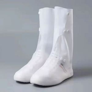 Botas de Lluvia de Caña Alta para las Cuatro Estaciones, con Suela Suave Antideslizante e Impermeables, Cubrebotas y Calcetines Integrados - Product Image 2