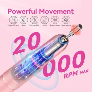 Perceuse à ongles électrique multifonction professionnelle, portable et rechargeable, pour salon - Product Image 3