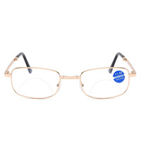Nouvelles Lunettes de Presbytie Pliables Portables Anti-Lumière Bleue Double Usage Homme et Femme à Monture Métallique 2025