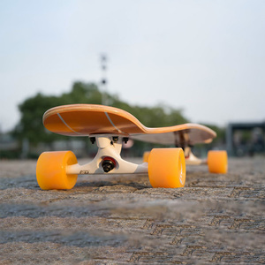 Longboard Completo in Acero Canadese e Russo con Ruote in PU per Surf Skateboard - Product Image 4