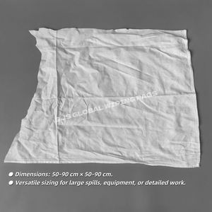 Trapos Blancos Sin Pelusa para Pintores, 10 kg, Paños de Limpieza Blancos 100% Algodón para Limpieza Industrial - Product Image 3