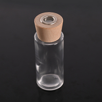Flacon diffuseur d'aromathérapie en verre transparent vide de 50 ml avec bouchon en bois