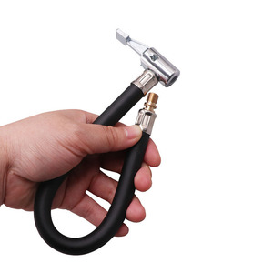 Tuyau d'extension pour gonfleur de pneus, adaptateur de pompe à air, peut être dégonflé, pour voiture, moto, vélo, gonfleur de pneus, embout de gonflage à verrouillage - Product Image 4