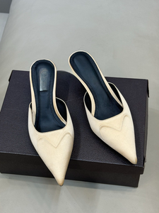 Tacones Finos Alaias de <span class=keywords><strong>Francia</strong></span> con Grabado de Corazón, Mules de Tacón de Aguja con Punta Cerrada, Zapatos de Tacón Alto de Lujo Ligero para Mujer - Product Image 4