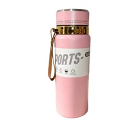 Nouvelle gourde isotherme portable en acier inoxydable plaqué or, grande capacité, isolation thermique 6-12 heures, anti-chute, double paroi sous vide