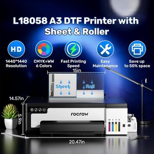 RocRow L13 A3 Stampante DTF XP600 30cm con Scuotitore di Polvere Textile Printing Agente Rivenditore - Product Image 2