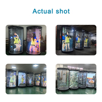Kiosque interactif numérique 3D holographique IA avec réceptioniste virtuel multilingue à commande vocale pour Musées et administrations