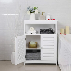 Best Verkopende Opvouwbare Houten Witte Slaapkamer Kast Garderobe Mdf Deur Staal Plastic Home Office Hotel Badkamer Opbergkast - Product Image 3