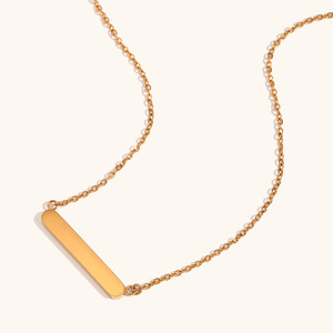 Bijoux fantaisie à la mode 18K plaqué or pendentif collier en acier inoxydable coquille décoration perle femmes colliers ras du cou - Product Image 4