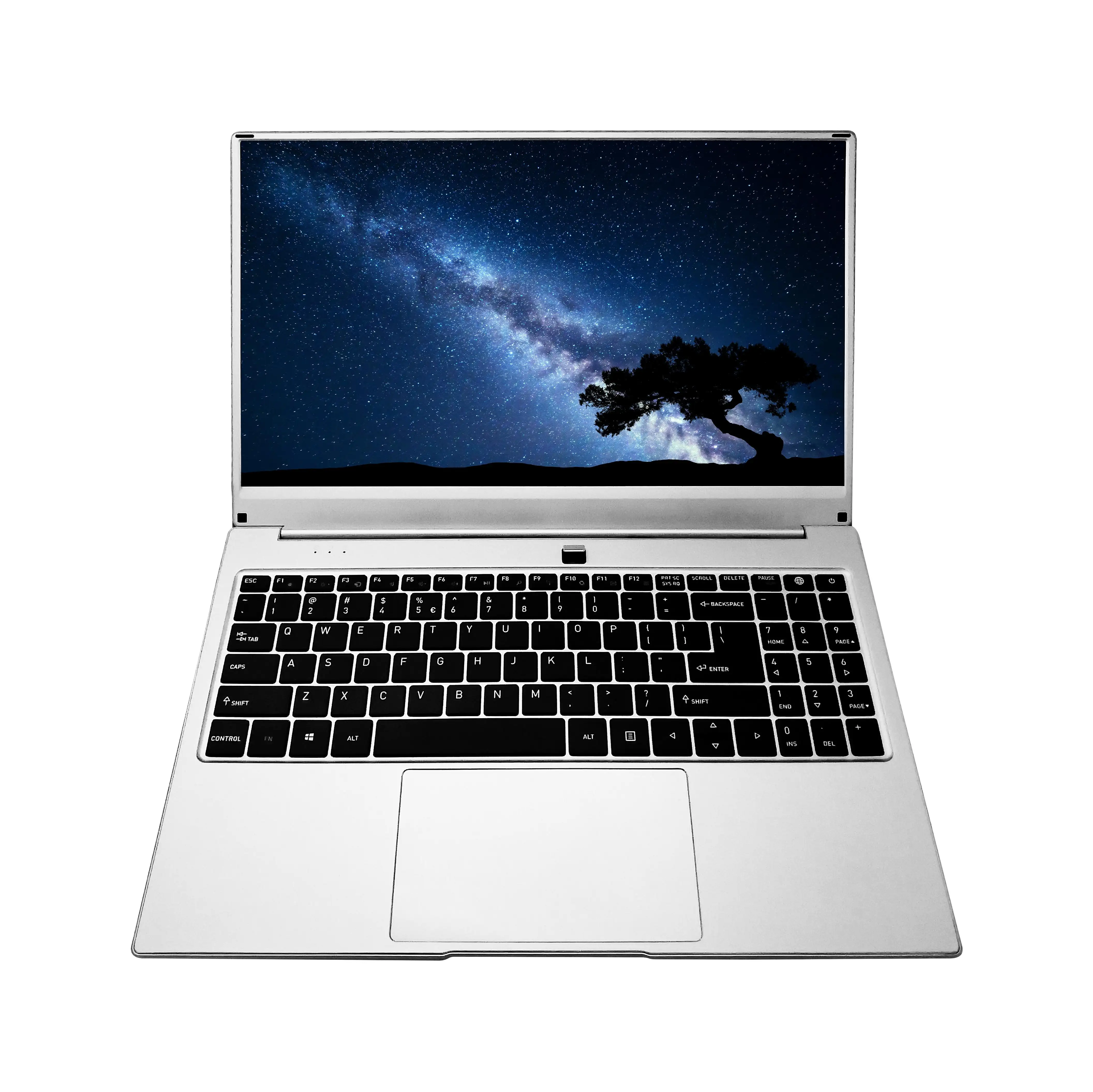 Laptop 15,6-Zoll-Laptop zum Verkauf mit DDR4 32GB Ram 1TB SSD Silber Laptop-Computer