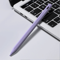 Stylet Métallique Actif 2024 pour Tablette iPad avec Rejet de la Paume, Indicateur de Batterie, Précision d'Écriture/Traceur de Dessins, Magnétique