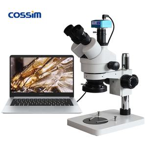 モバイルスマートフォン修理用ピラーブラケットスタンド付き7X〜45X卸売産業用双眼ステレオ電話顕微鏡 - Product Image 5