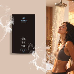 Chauffe-eau électrique instantané en plastique à haute efficacité énergétique 8KW pour douche, cuisine, salle de bain, hôtel, maison, garage, montage mural - Product Image 1