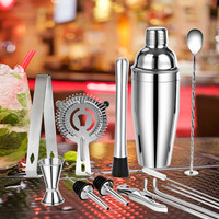 Kit de Shaker à Cocktail professionnel en acier inoxydable