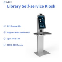 Kiosque de prêt et de retour de livres en libre-service RFID, équipement de bibliothèque intelligent, fabricant source OEM/ODM pour écoles publiques SIP2