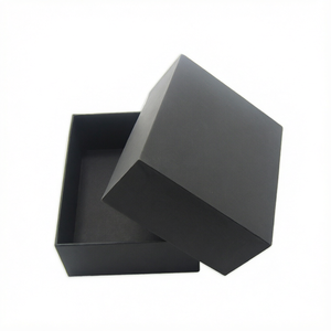 Boîte cadeau en papier personnalisée avec couvercle et base pour bijoux, bougies, parfums, cadres photo - Product Image 1