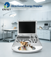 Équipement vétérinaire EUR VET, scanner vétérinaire numérique complet à LED, scanner portable pour animaux, appareil d'échographie Doppler couleur