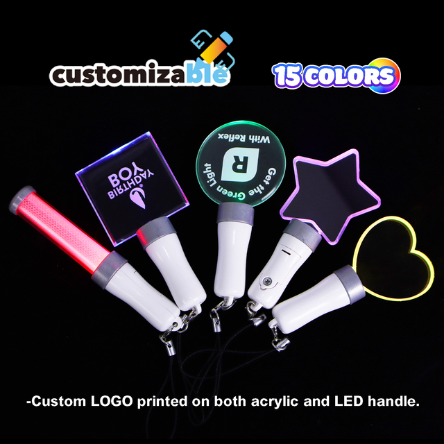 Mini Glow Stick Handheld Keychain Capsule Creative Gifts Mini Light Stick Round Heart Shape Lightstick