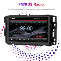 Autoradio Android 8 pouces avec résolution 1024*600, 1 Go de RAM, 16 Go de ROM, Bluetooth et Wifi, Mirror Link, Navigation GPS pour GMC Chevrolet