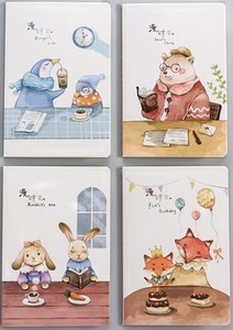 Popular A5 Korean Version Simple Cartoon Diary Soft Kids <b>Notebook</b> - Product Image 2