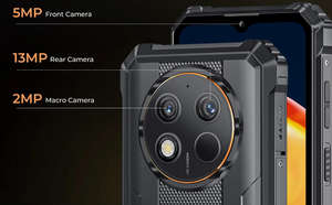 Version Globale Smartphone Robuste 4G Haute Résolution 4+64 Go Android 14 Arrière 13MP Avant 5MP Étanche Mobile NFC Oukitel WP28E - Product Image 6