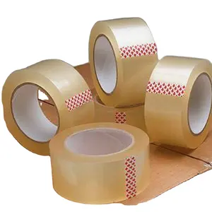 Bopp Adhesive Opp Shipping Carton Sealing Parcel Transparent Hot Melt Prime Heavy Duty Packing Tape Clear
