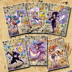 En gros : Art <span class=keywords><strong>de</strong></span> <span class=keywords><strong>bande</strong></span> <span class=keywords><strong>dessinée</strong></span>, Affiches holographiques Pokémon à languettes détachables, Accessoires Mengka Extended Art, Boîte <span class=keywords><strong>de</strong></span> boosters, Cartes à collectionner - Product Image 3