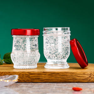 Exquisito Frasco de Vidrio Blanco de Boca Ancha de 50ml 75ml 100ml para Almacenamiento de Alimentos, Nido de Pájaro, Mermelada, Especias, con Tapa de Rosca y Base Grabada - Product Image 2