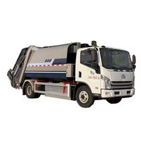 Camion poubelle électrique EV à énergie nouvelle personnalisable, modèle 4x2, capacités de 5 à 10 m³ pour la collecte des déchets
