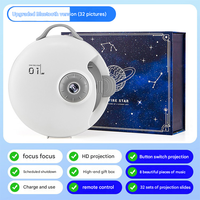 Projecteur d'étoiles HD portable, veilleuse avec bruit blanc, lampe d'ambiance pour chambre d'enfant, décoration de chambre.